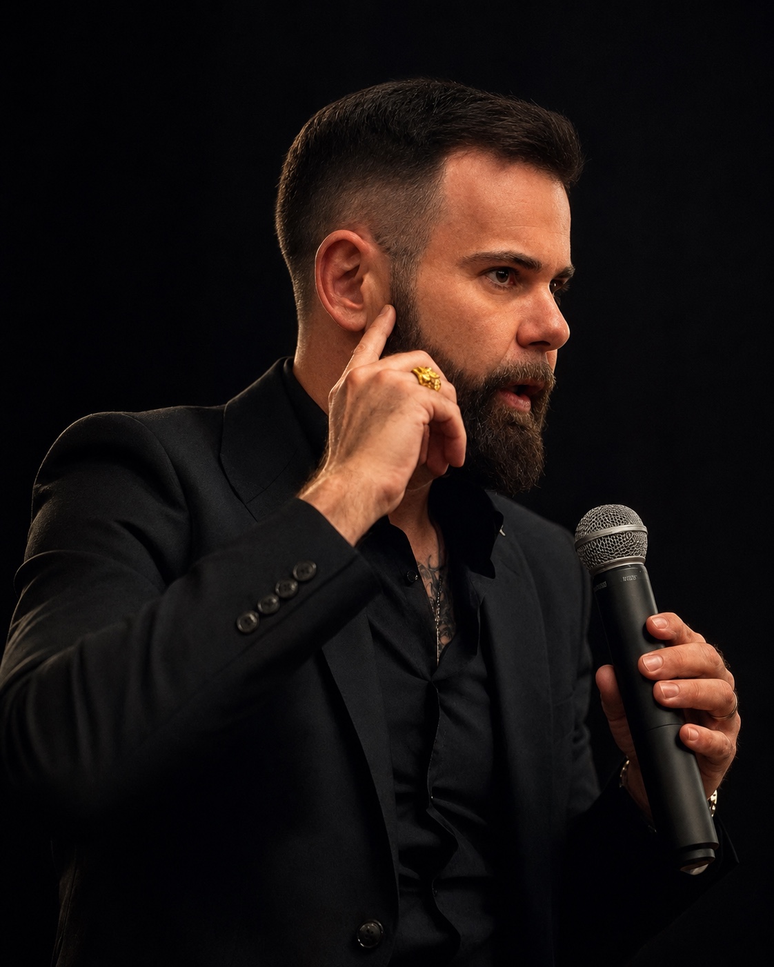 Lucas Atanazio a conduzir uma sessão